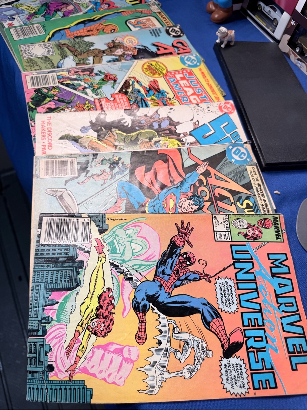 Comic Books on Table
